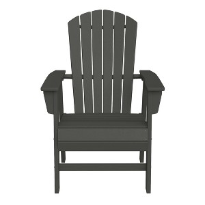 WestinTrends Outdoor Patio Shell-back Adirondack Dining Chair Weather Resistant - 1 of 4