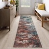 Modern Abstract Living Room Area Rug for Home Decor, Large Soft Non Slip Washable Carpet for Bedroom Dining Room - 4 of 4