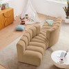 Meridian Furniture,Arc Velvet Modular Sofa - 2 of 4