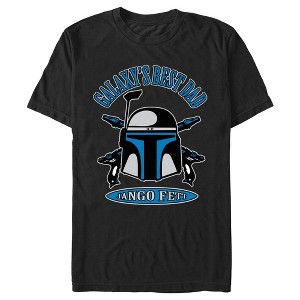 Men's Star Wars Jango Fett Galaxy’s Best Dad T-Shirt - 1 of 4
