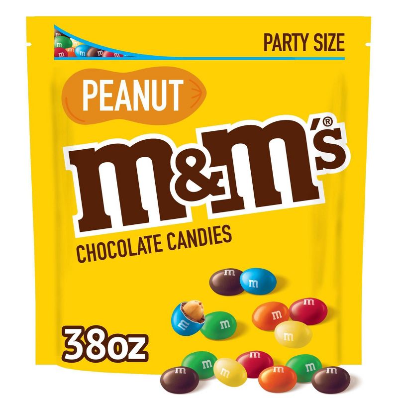 M&#38;M&#39;s Party Size Peanut Chocolate Candy - 38oz, 1 of 13