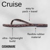 CUSHIONAIRE Cruise Flip Flops for Women Footwear | Vacation Beach Essentials | Casual Sandals with Wide Widths - 4 of 4