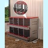 CuisinSmart Metal Chicken Nesting Box for Laying Eggs, Wall-mountable Roll Away Laying Boxes, Ventilated, Perch, Waterproof, 8 Compartments - 2 of 4