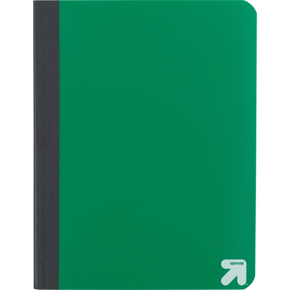 Photos - Notebook College Ruled Green Composition  - up & up™