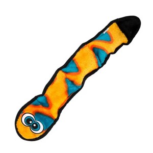 Outward Hound Invicibles Snake Dog Toy - Orange - L - 1 of 3