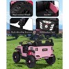 24V 2 Seater Ride On Jeep Car,Kids Battery Powered Vehicles w/Parent Remote Control - 3 of 4