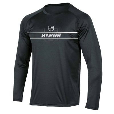 NHL Los Angeles Kings Men's Icing Long Sleeve Performance T-Shirt - XXL