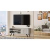 HomeStock Cloud TV Unit Wooden-Legged TV Stand 43 Inches Stone -Uv Print - 2 of 4