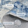 Washable Abstract Modern Rugs, Non Slip, Foldable, Stain Resistant Rugs for Living Room, Bedroom - 2 of 4