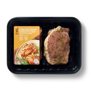 Italian-Style Sausage Stuffed Pork Chops - 17.6oz/2ct - Good & Gather™ - 1 of 2