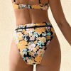 Vibrant Floral High-Waisted Bikini Bottoms - Cupshe - 4 of 4