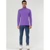 INSPIRE CHIC Men's Slim Fit Long Sleeve Pullover Turtleneck T-Shirt - 3 of 4