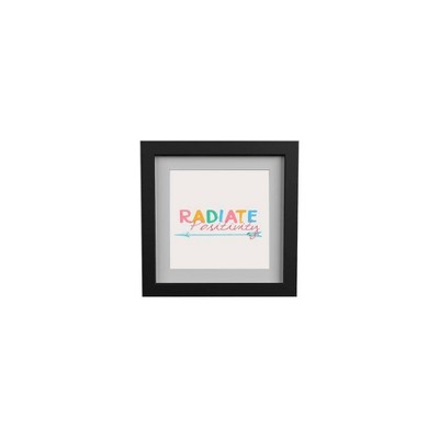 13" x 15" Radiate Wall Art Black - PTM Images