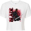 Women's - Marvel - Blade With Logo Cropped Graphic T-Shirt - 2 of 4