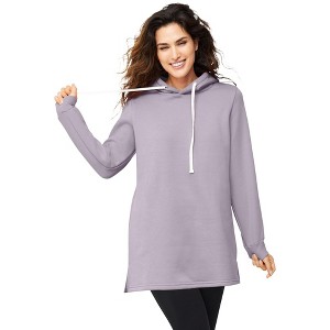 ellos Hooded Sweatshirt Tunic - 1 of 4