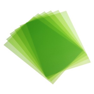 Unique Bargains Un-Punched A4 Letter Size Clear PVC Binding Covers 10 Pcs 8.3"x11.7" - 1 of 4