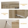 3 Drawer Dresser, Modern Wood Dresser with Raised Panel Drawer Front, Accent Chest of Drawers for Bedroom, Living Room, Entryway - 3 of 4