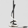 Infibrite 16" 12W Sculptural Curve Table Lamp: ETL Listed, Iron Body, No Shade, 5-Year Warranty, Includes LED Bulb - 2 of 4