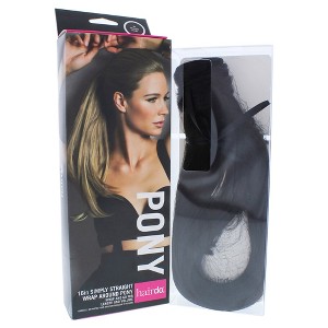 Simply Straight Pony - R4 Midnight Brown by Hairdo for Women - 18 Inch Hair Extension - 1 of 3