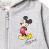 Disney Mickey Mouse Minnie Mouse Lion King Simba Baby Fleece Zip Up Hoodie Newborn to Infant - 3 of 4