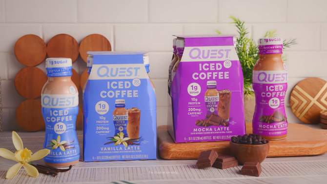 Quest Nutrition Iced Coffee - Vanilla - 4pk, 2 of 7, play video