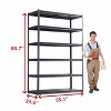 Vynxaria 6-Tier Utility Storage Shelves 84"H x 55.1"W x 23.6"D - 4 of 4