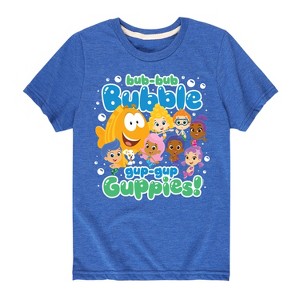 Boys' - Bubble Guppies - Bub Bub Bubble Gup Gup Guppies Short Sleeve Graphic T-Shirt - 1 of 4