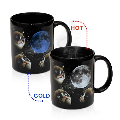 Grumpy Cat  Moon Heat Sensitive Color Changing 11oz Coffee  