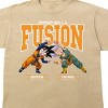 Dragon Ball Z Gotenks Fusion Men’s Sand Crew Neck Short Sleeve T-shirt - 2 of 4