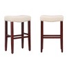 WestinTrends 29" Upholstered Saddle Seat Counter Stool - 3 of 4