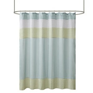 LunaLulinlk Faux Silk Shower Curtain - 1 of 4