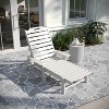 Merrick Lane Gaylord Set of 2 Adjustable Adirondack Loungers with Cup Holders- All-Weather Indoor/Outdoor HDPE Lounge Chairs - 4 of 4