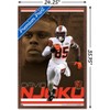 Trends International NFL Cleveland Browns - David Njoku 24 Framed Wall Poster Prints - 3 of 4