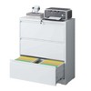 NicBex 3 Drawer Mobile File Cabinet with Lock Metal Filing Cabinets Under Desk Storage for Home Office Organizer - 3 of 4