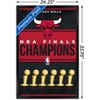 Trends International NBA Chicago Bulls - Champions 23 Framed Wall Poster Prints - 3 of 4