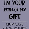 Women's Design By Humans I'm Your Father's Day Gift Black Text By sukhendu12 Racerback Tank Top - 2 of 2