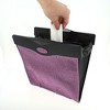 Unique Bargains Car Trash Can Portable Back Seat Trash Bin 12.2" Length 11.4" Width 10.2" Height Pink 1 Pc - 4 of 4