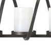 HomeRoots 10" Black Metal Centerpiece Candelabra Candle Holder - 4 of 4