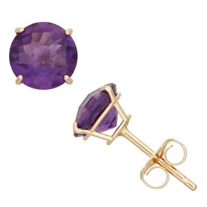 Designs By Gioelli 10K Gold Gemstone Stud Earrings - 1 of 2