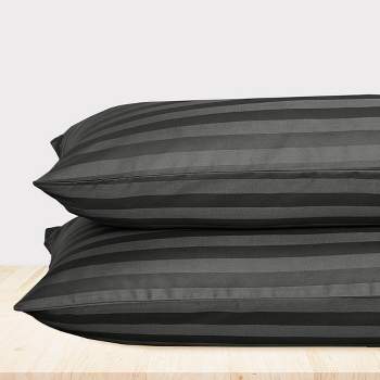 Luxury 500 Thread Count Pillowcase Set - 100% Cotton Sateen, Cool & Breathable by California Design Den