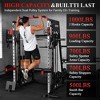 COZONY Smith Machine with 2200 lbs Capacity, Squat Rack, Lat Pulldown, Cable Crossover, Smith Bar & Leg Hold-Down - 3 of 4