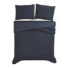 3pc Full/Queen NY Textured Puff Comforter Set Blue - Christian Siriano: Polyester, Tufted Design, Includes Shams - 2 of 4