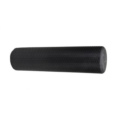 Mind Reader 24 inch Black High-Density Round Foam Roller