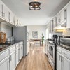 LNC Mocha 3-Lights 13-in Brushed Black with Clear Glass LED Flush Mount Lights - 4 of 4