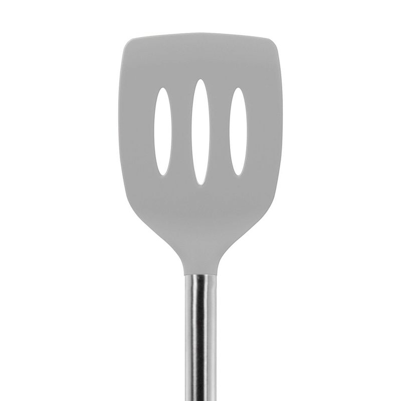 Tovolo Silicone Slotted Turner Oyster Gray, 2 of 6