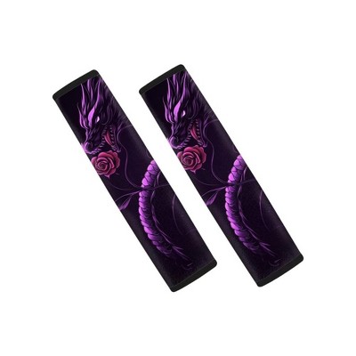 TruAIR Purple Dragon Car Seat Belt Covers