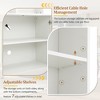 TIRAMISUBEST 4-Piece Wall Unit Entertainment Center for TVs Up to 70", Versatile TV Stand with Adjustable Shelf - 3 of 4