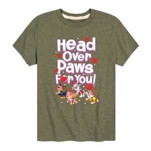 Boys' - Paw Patrol - Head Over Paws For You Short Sleeve Graphic T-Shirt - 1 of 4