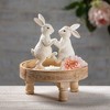 9.75"H Sullivans Dancing Tabletop Bunny Statue  Multicolored - 3 of 3