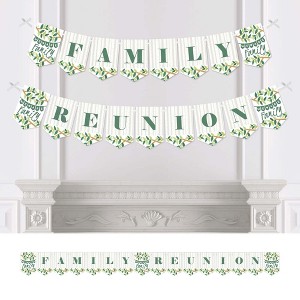 Big Dot of Happiness Family Tree Reunion - Family Gathering Party Bunting Banner - Party Decorations - Family Reunion - 1 of 4